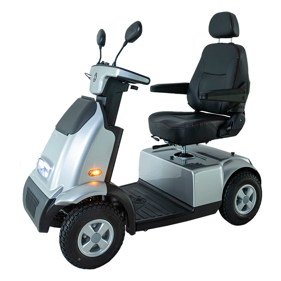 AFIKIM MOBILITY - AfiScooter Breeze C4 - Mid-Sized Multi-Purposed 4 Wheel Mobility Scooter - 950W - Electric Whispering