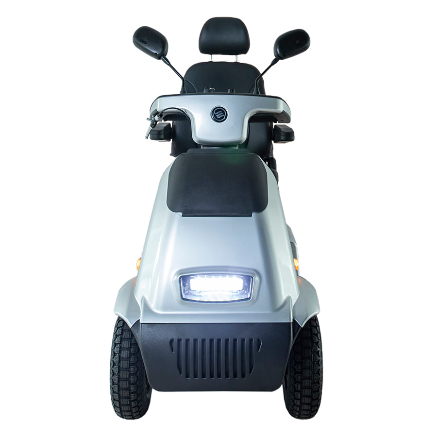AFIKIM MOBILITY - AfiScooter Breeze C4 - Mid-Sized Multi-Purposed 4 Wheel Mobility Scooter - 950W - Electric Whispering
