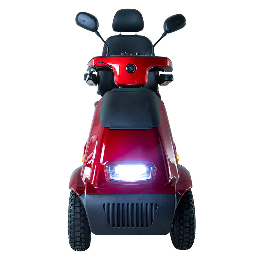 AFIKIM MOBILITY - AfiScooter Breeze C4 - Mid-Sized Multi-Purposed 4 Wheel Mobility Scooter - 950W - Electric Whispering