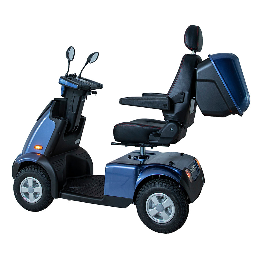 AFIKIM MOBILITY - AfiScooter Breeze C4 - Mid-Sized Multi-Purposed 4 Wheel Mobility Scooter - 950W - Electric Whispering