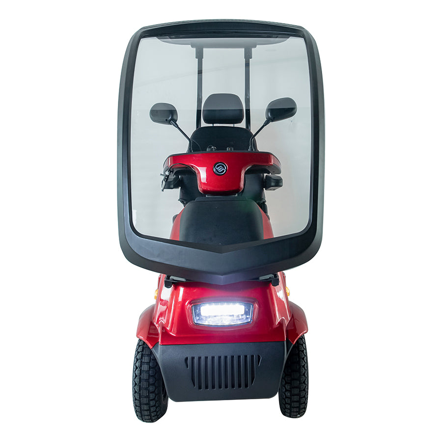 AFIKIM MOBILITY - AfiScooter Breeze C4 - Mid-Sized Multi-Purposed 4 Wheel Mobility Scooter - 950W - Electric Whispering