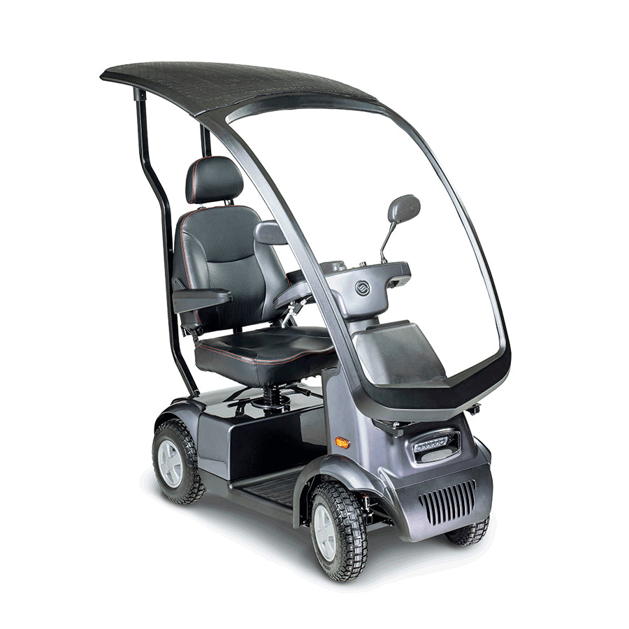 AFIKIM MOBILITY - AfiScooter Breeze C4 - Mid-Sized Multi-Purposed 4 Wheel Mobility Scooter - 950W - Electric Whispering