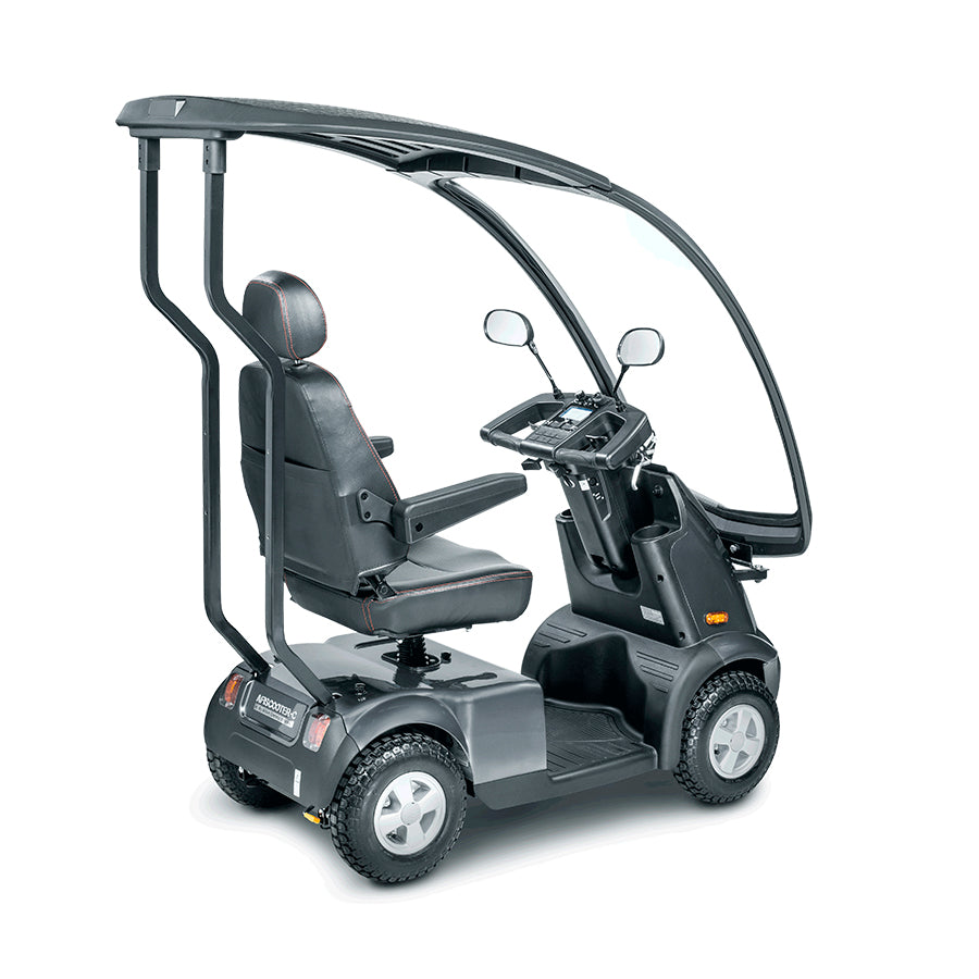 AFIKIM MOBILITY - AfiScooter Breeze C4 - Mid-Sized Multi-Purposed 4 Wheel Mobility Scooter - 950W - Electric Whispering