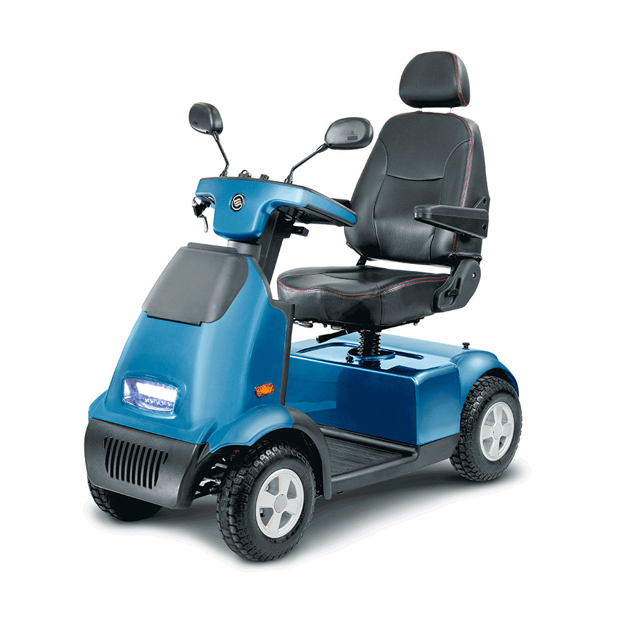 AFIKIM MOBILITY - AfiScooter Breeze C4 - Mid-Sized Multi-Purposed 4 Wheel Mobility Scooter - 950W - Electric Whispering