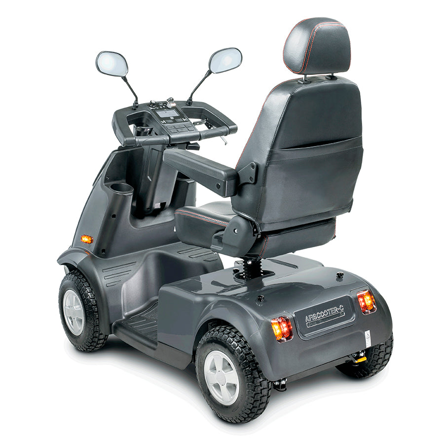 AFIKIM MOBILITY - AfiScooter Breeze C4 - Mid-Sized Multi-Purposed 4 Wheel Mobility Scooter - 950W - Electric Whispering