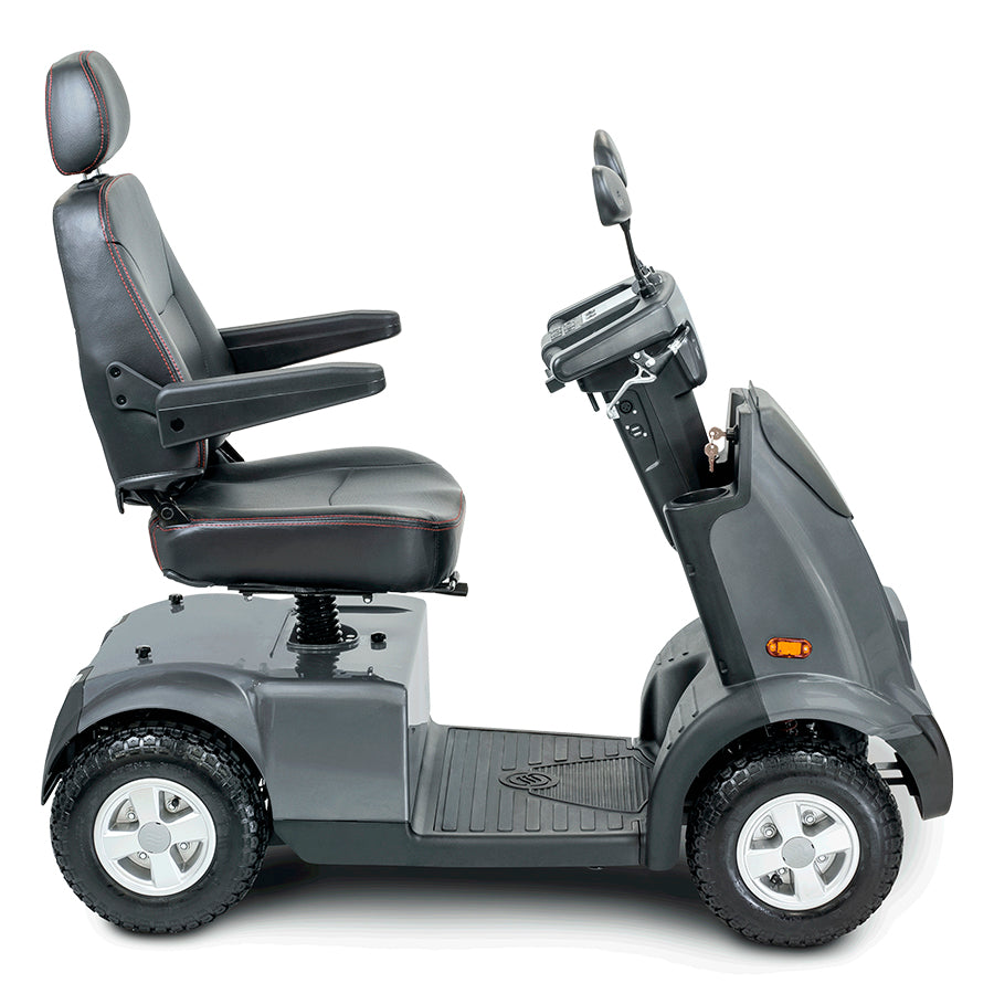 AFIKIM MOBILITY - AfiScooter Breeze C4 - Mid-Sized Multi-Purposed 4 Wheel Mobility Scooter - 950W - Electric Whispering