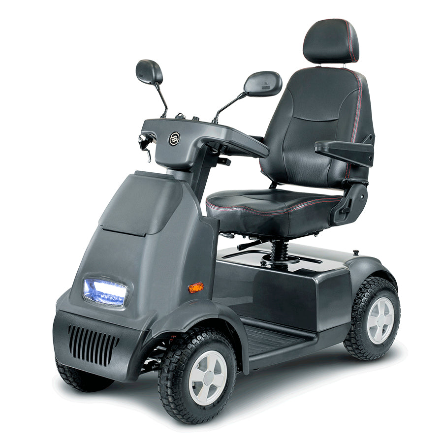 AFIKIM MOBILITY - AfiScooter Breeze C4 - Mid-Sized Multi-Purposed 4 Wheel Mobility Scooter - 950W - Electric Whispering