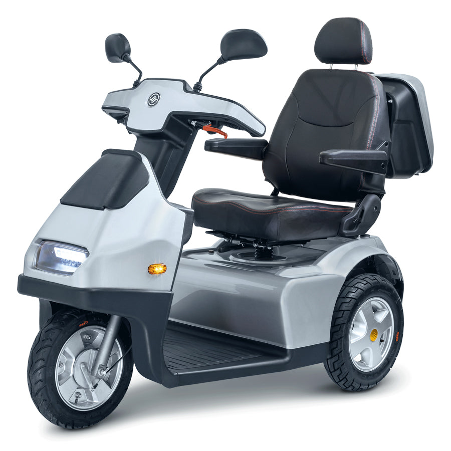 AFIKIM MOBILITY - AfiScooter Breeze S3 - The Ultimate Outdoor Heavy-Duty Mobility 3 Wheel Scooter - 1400W - Electric Whispering