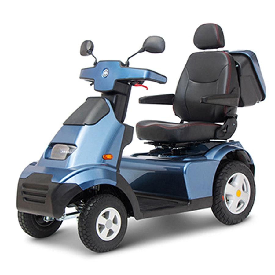 AFIKIM MOBILITY - AfiScooter Breeze S4 - The Ultimate Outdoor Heavy-Duty Mobility 4 Wheel Scooter - 1400W - Electric Whispering