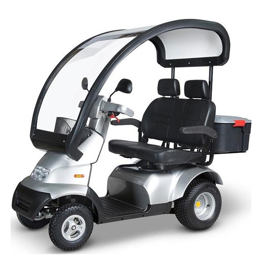 AFIKIM MOBILITY - AfiScooter Breeze S4 - The Ultimate Outdoor Heavy-Duty Mobility 4 Wheel Scooter - 1400W - Electric Whispering