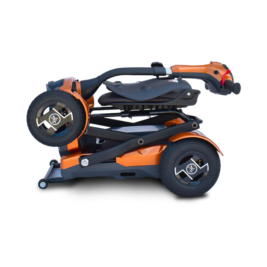 EV Rider TeQno - 4-Wheel Portable Foldable Electric Mobility Scooter - Top Speed 6mph - 270W