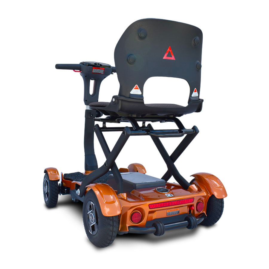 EV Rider TeQno - 4-Wheel Portable Foldable Electric Mobility Scooter - Top Speed 6mph - 270W