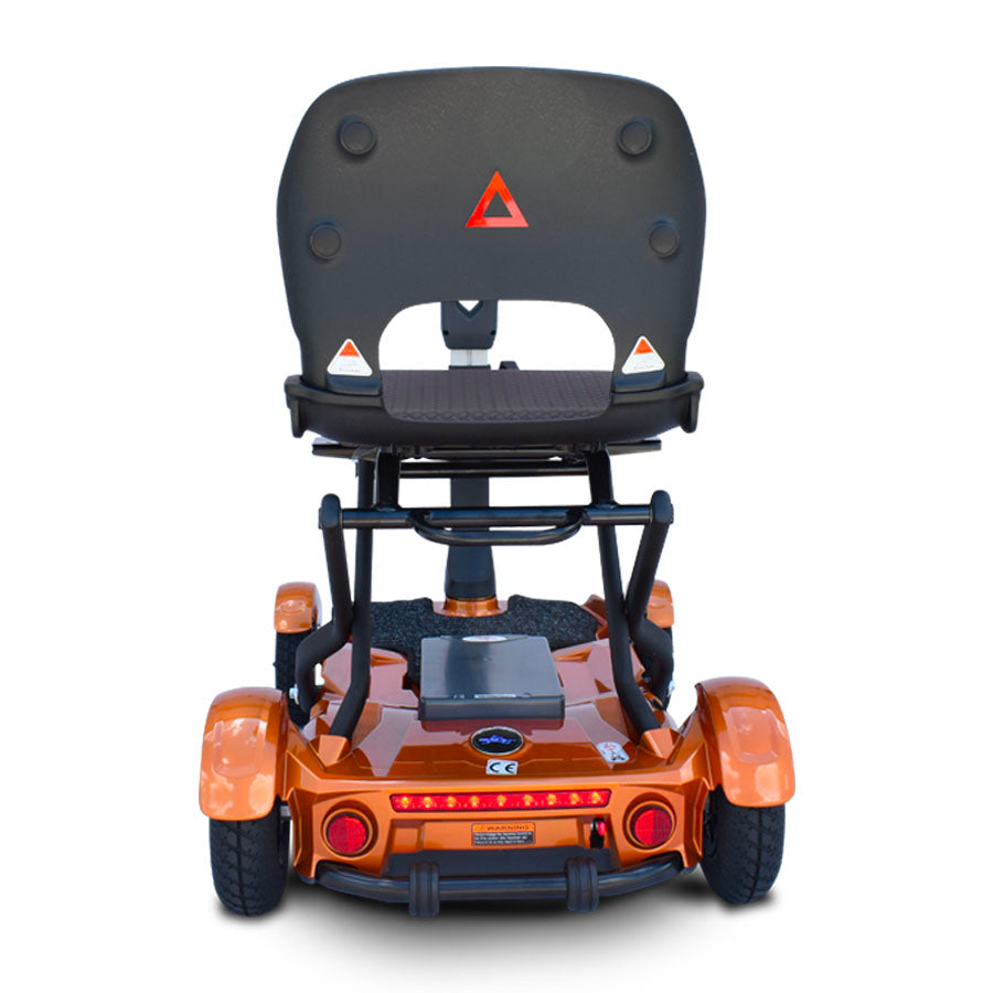 EV Rider TeQno - 4-Wheel Portable Foldable Electric Mobility Scooter - Top Speed 6mph - 270W