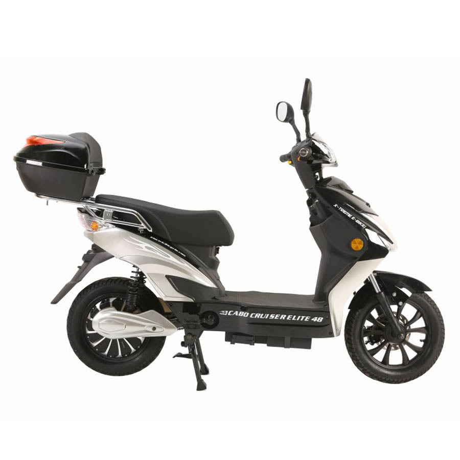 XTreme Cabo Cruiser Elite - 48-Volt 2-Wheel Power Assisted E-Scooter/Bike - Top Speed 20mph - 500W