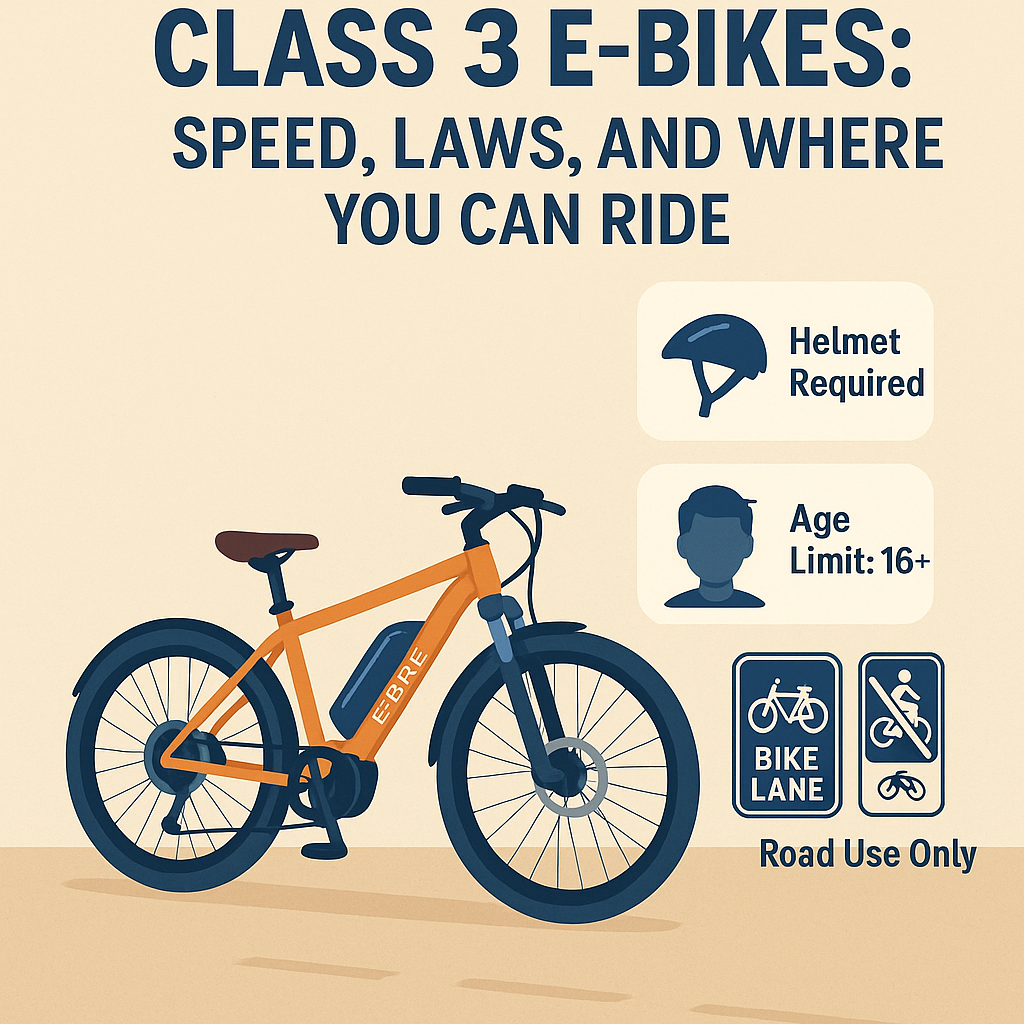 Understanding Class 3 E-Bikes: Speed, Laws, and Where You Can Ride