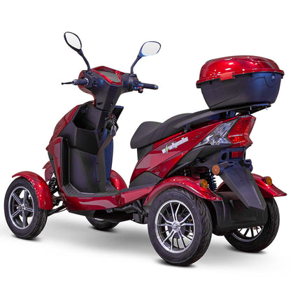 E-Wheels EW-14 Euro Style - 4-Wheel Moped E-Scooter - Top Speed 15mph - 500W