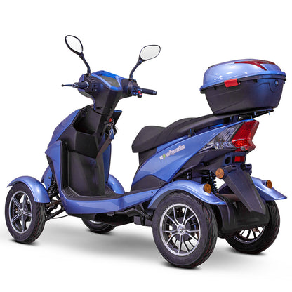 E-Wheels EW-14 Euro Style - 4-Wheel Moped E-Scooter - Top Speed 15mph - 500W