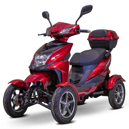 E-Wheels EW-14 Euro Style - 4-Wheel Moped E-Scooter - Top Speed 15mph - 500W