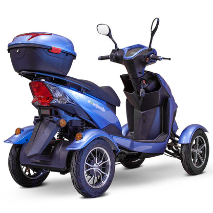 E-Wheels EW-14 Euro Style - 4-Wheel Moped E-Scooter - Top Speed 15mph - 500W