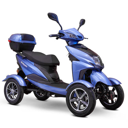 E-Wheels EW-14 Euro Style - 4-Wheel Moped E-Scooter - Top Speed 15mph - 500W