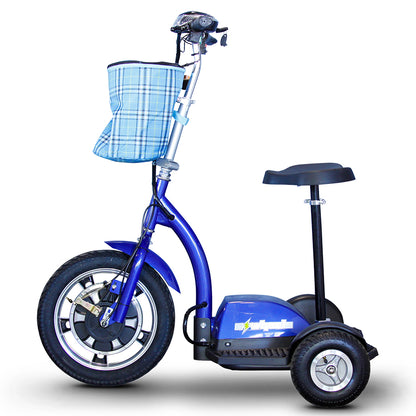 E-Wheels EW-18 Stand-N-Ride - 3-Wheel Moped E-Scooter - Top Speed 15mph - 350W