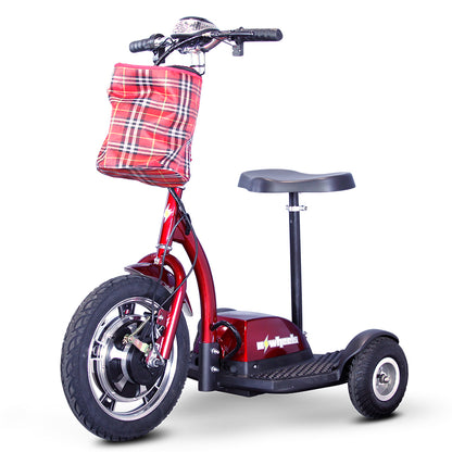 E-Wheels EW-18 Stand-N-Ride - 3-Wheel Moped E-Scooter - Top Speed 15mph - 350W