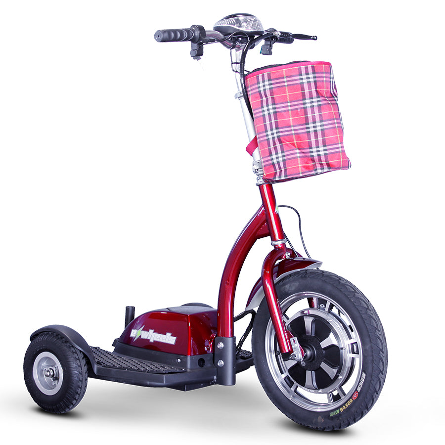 E-Wheels EW-18 Stand-N-Ride - 3-Wheel Moped E-Scooter - Top Speed 15mph - 350W