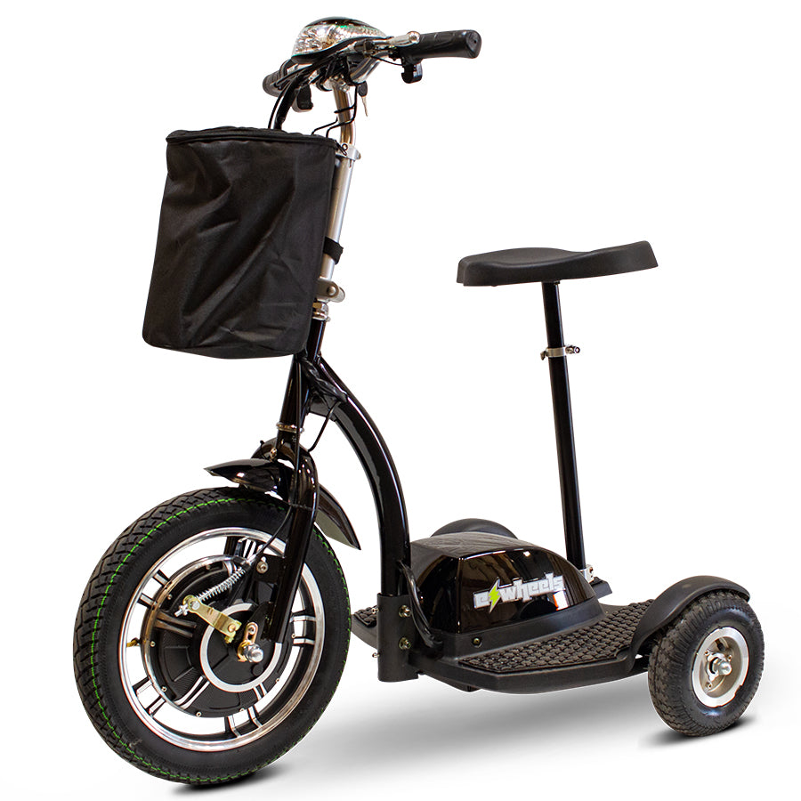 E-Wheels EW-18 Stand-N-Ride - 3-Wheel Moped E-Scooter - Top Speed 15mph - 350W