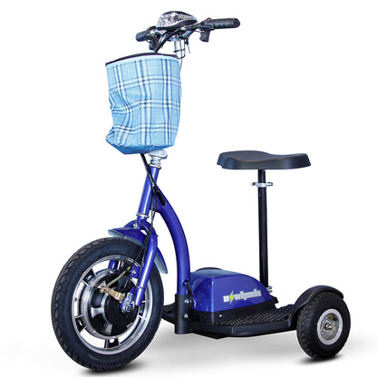 E-Wheels EW-18 Stand-N-Ride - 3-Wheel Moped E-Scooter - Top Speed 15mph - 350W