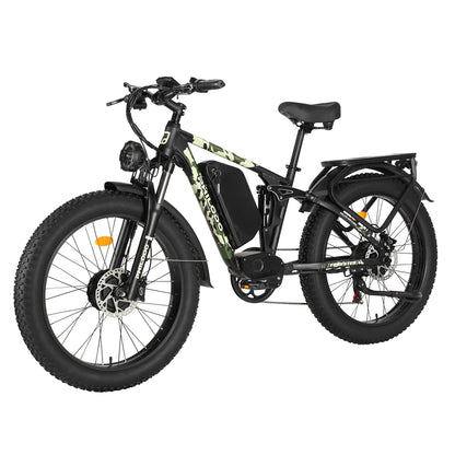 Philodo Forester - 60V Dual Motor Electric Bike Full Suspension - Top Speed 45mph - 4000W