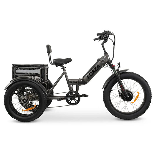GOBIKE Forza - Foldable Step-Through Fat Tire Electric Tricycle - Top Speed 20mph - 750W