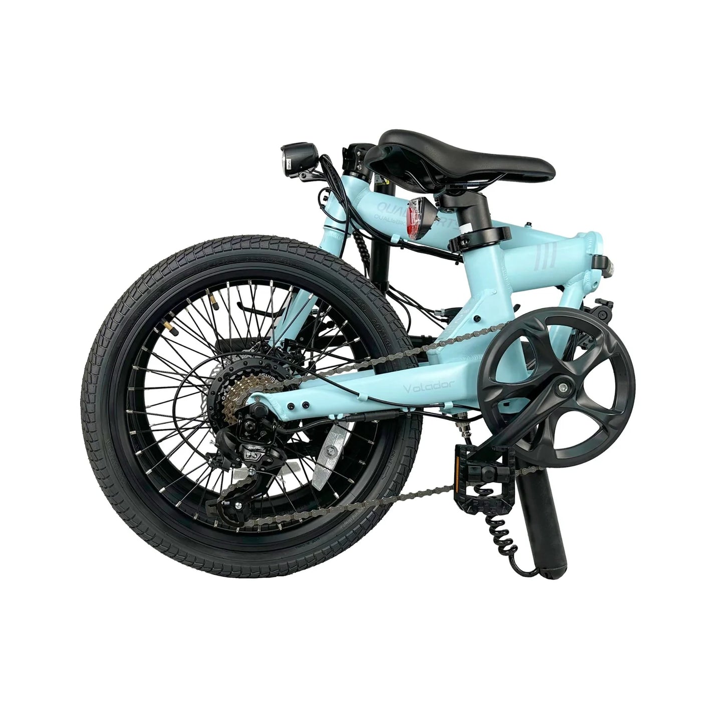 Qualisports Volador - Portable Folding E-Bike – Top Speed 20mph - 350W