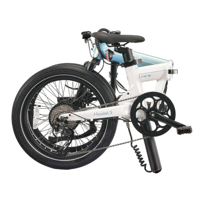Qualisports Model 5 - Folding E-Bike with Hub Motor - Top Speed 20mph - 500W