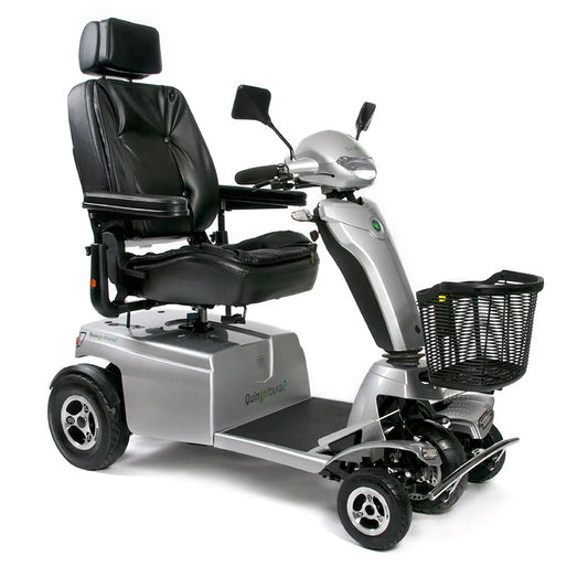 ComfyGo Quingo Toura 2 - 5-Wheel Electric Mobility Scooter - Top Speed 8mph - 650W