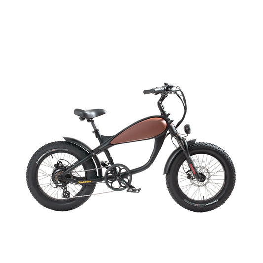 Revi Bikes Cheetah Mini - Fat Tire Electric Bike - Top Speed 28mph - 500W
