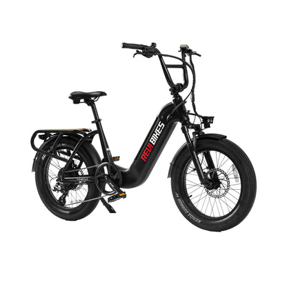 Revi Bikes Runabout 2.0 - Step-Through Fat Tire Electric Bike - Top Speed 25mph - 750W
