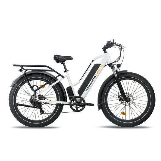 Senada Herald Pro - Step-Through Electric Fat Tire All-Terrain Bike - Top Speed 28mph - 1000W