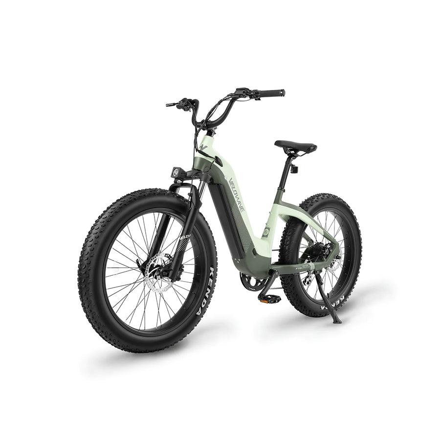 Velowave Grace 2.0 - Step-Through All-Terrain Fat Tire Electric Bike - Top Speed 28mph - 750W