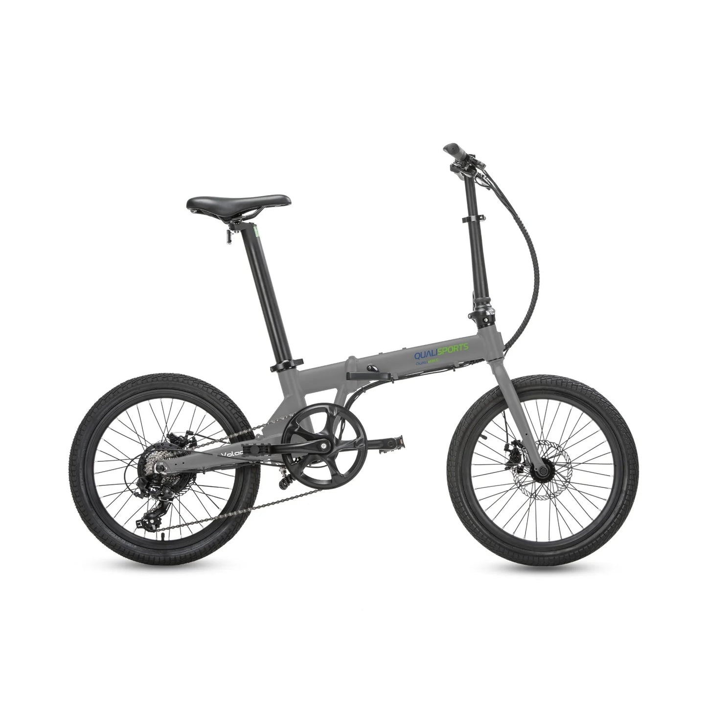 Qualisports Volador - Portable Folding E-Bike – Top Speed 20mph - 350W