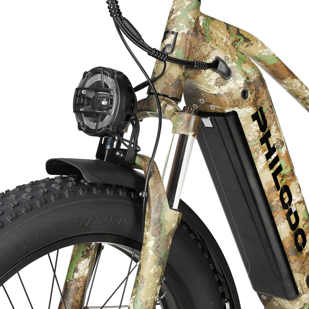 Philodo Falcon - 60V Dual Motor Full Suspension Step-Through Electric Bike  - Top Speed 28mph - 4000W