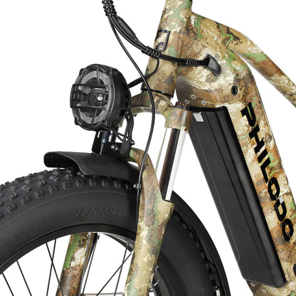 Philodo Falcon - 60V Dual Motor Full Suspension Step-Through Electric Bike  - Top Speed 28mph - 4000W
