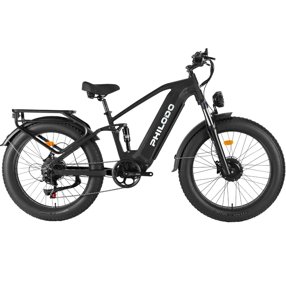 Philodo Falcon - 60V Dual Motor Full Suspension Step-Through Electric Bike  - Top Speed 28mph - 4000W