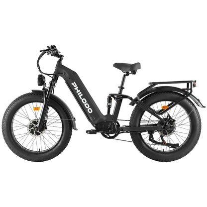 Philodo Falcon - 60V Dual Motor Full Suspension Step-Through Electric Bike  - Top Speed 28mph - 4000W