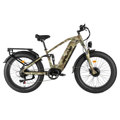 Philodo Falcon - 60V Dual Motor Full Suspension Step-Through Electric Bike  - Top Speed 28mph - 4000W