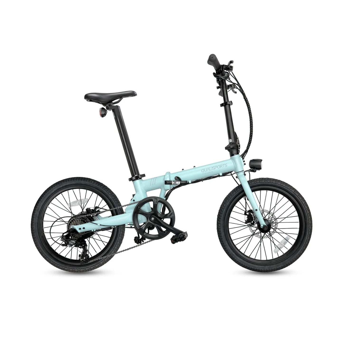Qualisports Volador - Portable Folding E-Bike – Top Speed 20mph - 350W
