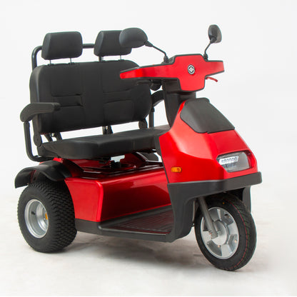 AFIKIM MOBILITY - AfiScooter Breeze S3 - The Ultimate Outdoor Heavy-Duty Mobility 3 Wheel Scooter - 1400W - Electric Whispering