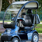 AFIKIM MOBILITY - AfiScooter Breeze S3 - The Ultimate Outdoor Heavy-Duty Mobility 3 Wheel Scooter - 1400W - Electric Whispering