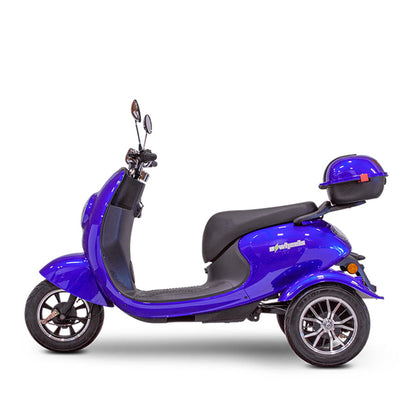 E-Wheels EW-Bugeye - 3-Wheel Moped E-Scooter - Top Speed 15mph - 500W