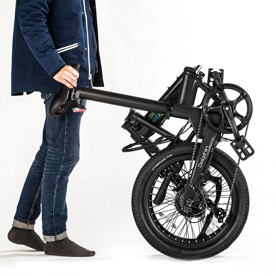 Qualisports Dolphin Electric Folding Bike – 350W - Electric Whispering