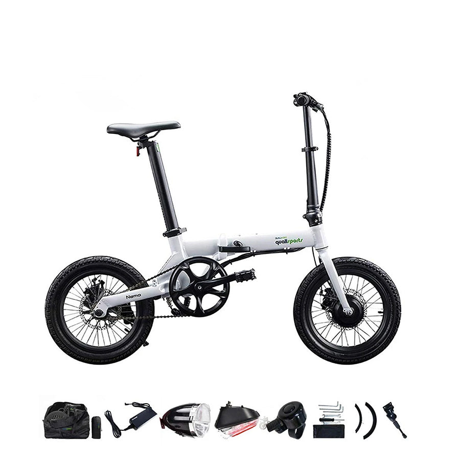 Qualisports Nemo Electric Folding Bike – 250W - Electric Whispering